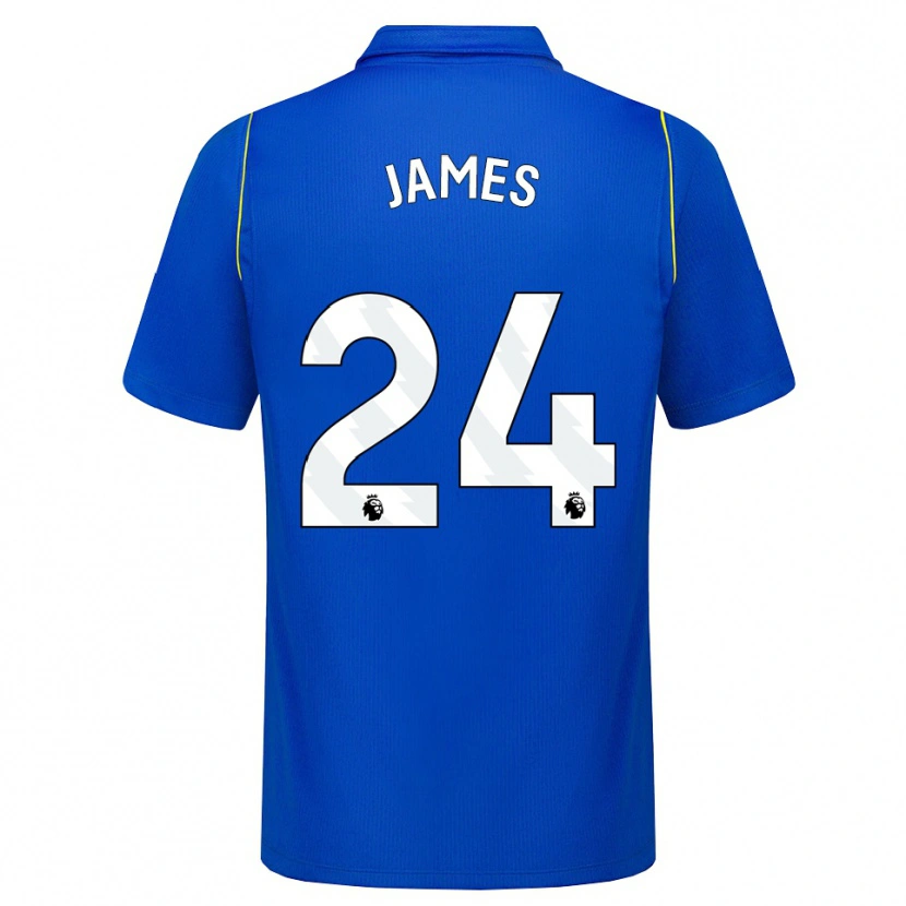 Danxen Kinder Reece James #24 Blau Gelb Heimtrikot Trikot 2026/27 T-Shirt Schweiz