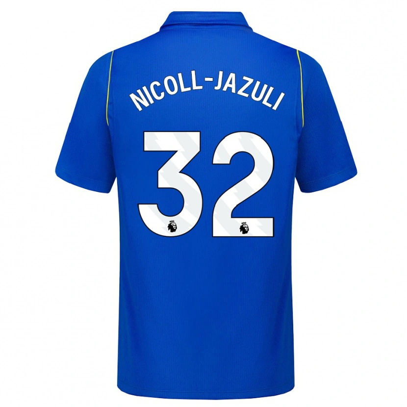 Danxen Kinder Mahdi Nicoll-Jazuli #32 Blau Gelb Heimtrikot Trikot 2026/27 T-Shirt Schweiz