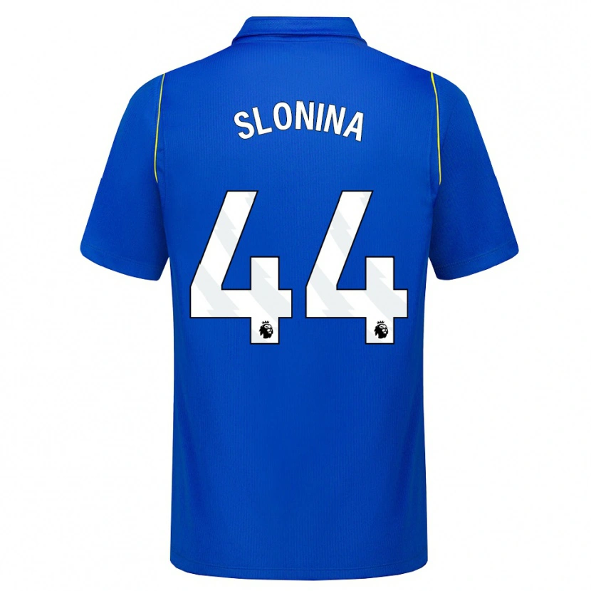Danxen Kinder Gabriel Slonina #44 Blau Gelb Heimtrikot Trikot 2026/27 T-Shirt Schweiz