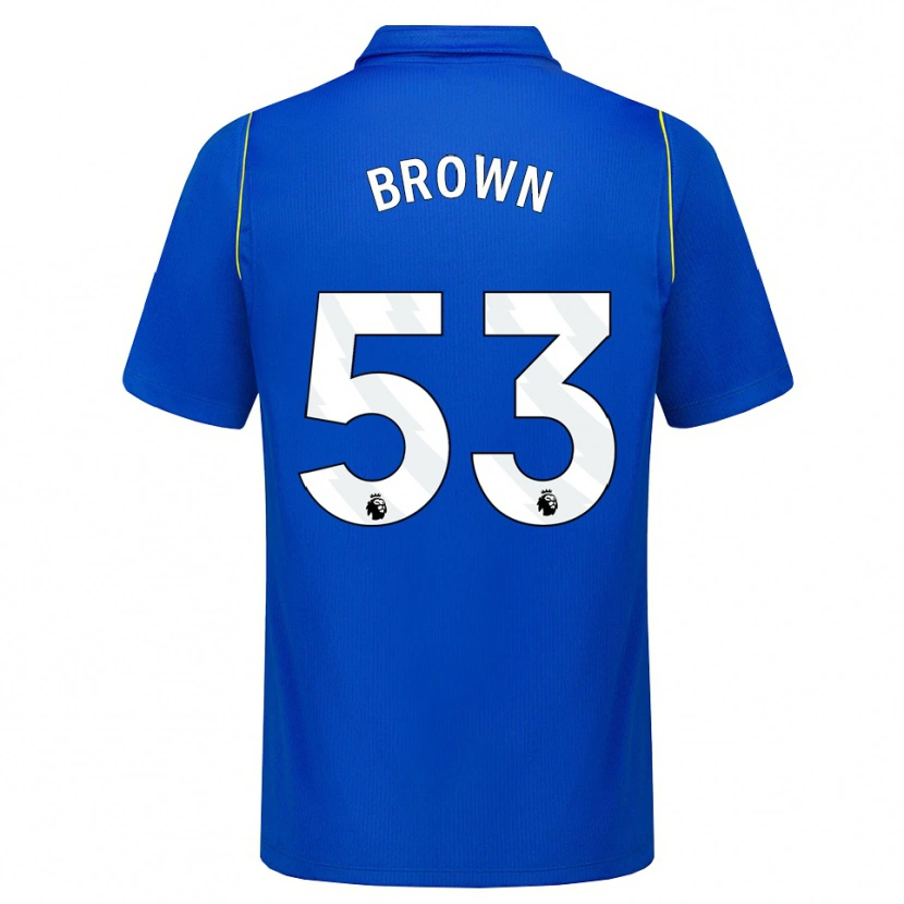 Danxen Kinder Lola Brown #53 Blau Gelb Heimtrikot Trikot 2026/27 T-Shirt Schweiz