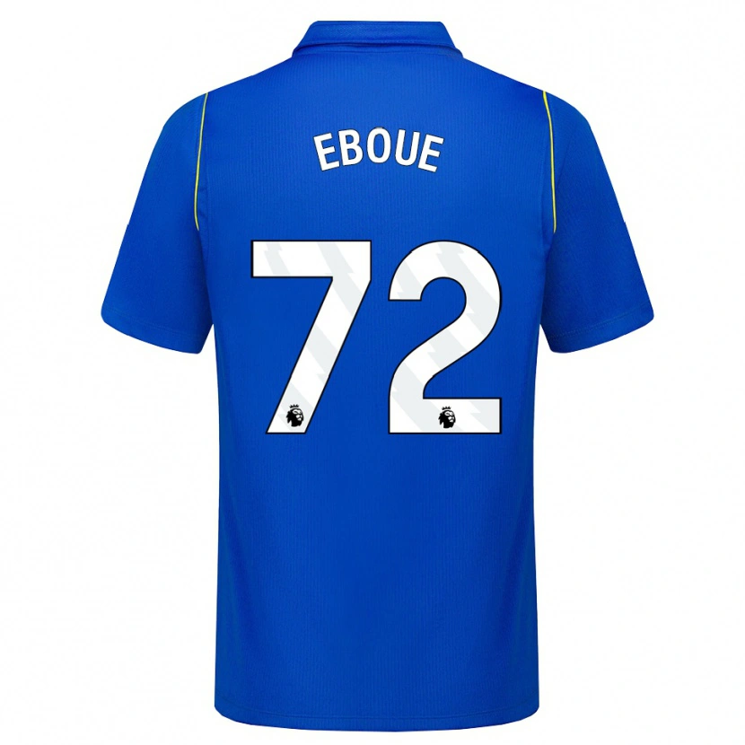 Danxen Kinder Mathis Eboué #72 Blau Gelb Heimtrikot Trikot 2026/27 T-Shirt Schweiz