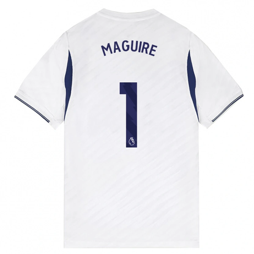 Danxen Kinder Aaron Maguire #1 Weiß Rot Violett Heimtrikot Trikot 2026/27 T-Shirt Schweiz