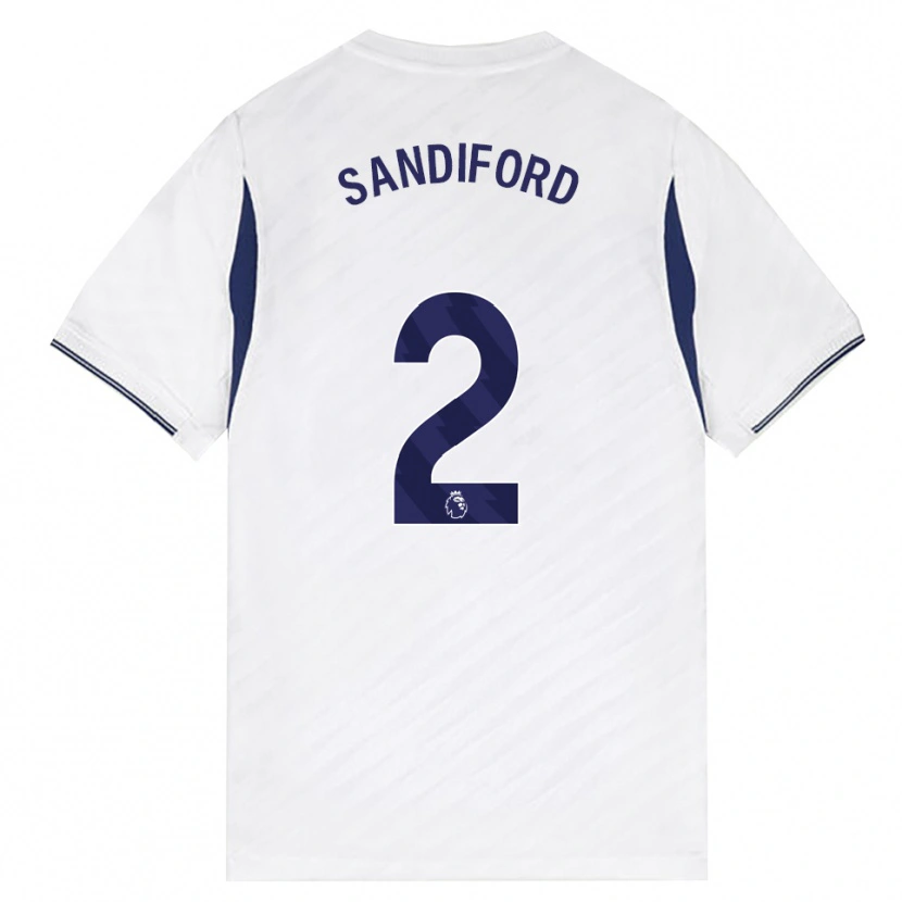 Danxen Kinder Oscar Sandiford #2 Weiß Rot Violett Heimtrikot Trikot 2026/27 T-Shirt Schweiz