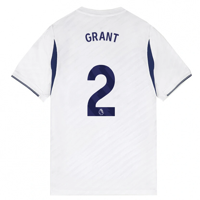 Danxen Kinder Charlotte Grant #2 Weiß Rot Violett Heimtrikot Trikot 2026/27 T-Shirt Schweiz