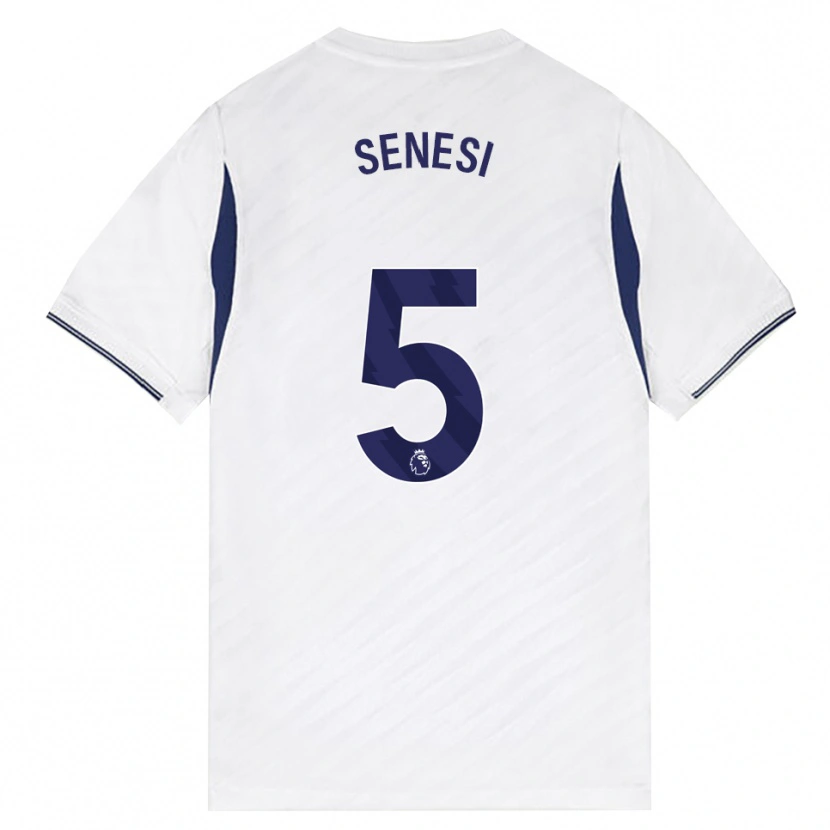 Danxen Kinder Marcos Senesi #5 Weiß Rot Violett Heimtrikot Trikot 2026/27 T-Shirt Schweiz