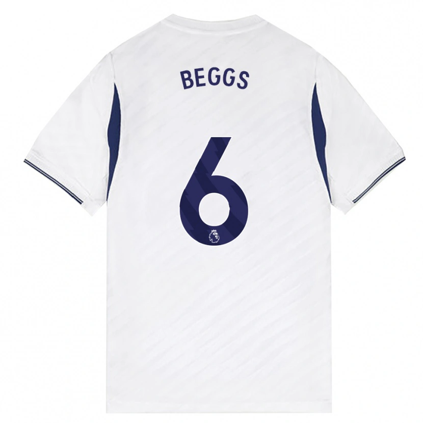 Danxen Kinder Jamel Beggs #6 Weiß Rot Violett Heimtrikot Trikot 2026/27 T-Shirt Schweiz