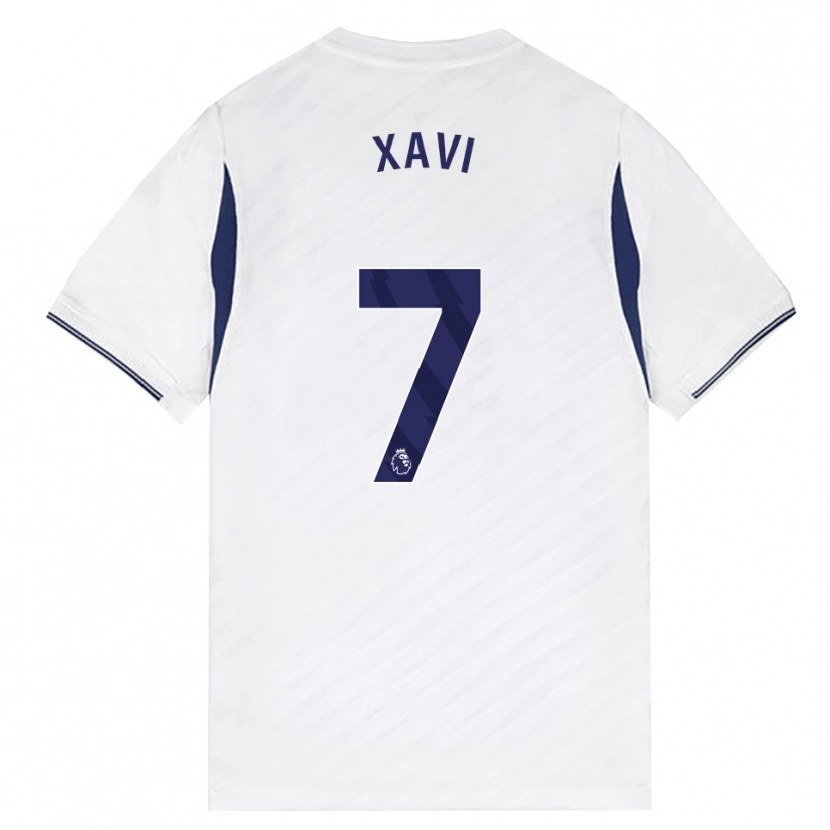Danxen Kinder Xavi Simons #7 Weiß Rot Violett Heimtrikot Trikot 2026/27 T-Shirt Schweiz