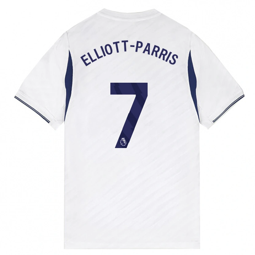 Danxen Kinder Reiss Elliott-Parris #7 Weiß Rot Violett Heimtrikot Trikot 2026/27 T-Shirt Schweiz