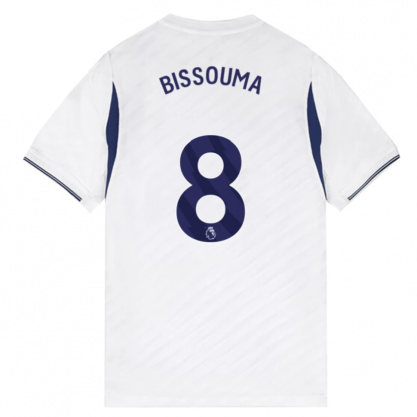 Danxen Kinder Yves Bissouma #8 Weiß Rot Violett Heimtrikot Trikot 2026/27 T-Shirt Schweiz
