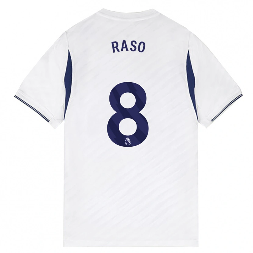 Danxen Kinder Hayley Raso #8 Weiß Rot Violett Heimtrikot Trikot 2026/27 T-Shirt Schweiz