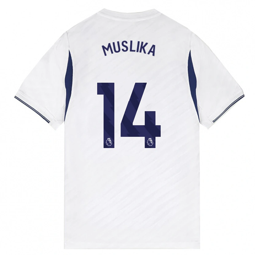 Danxen Kinder Armend Muslika #14 Weiß Rot Violett Heimtrikot Trikot 2026/27 T-Shirt Schweiz