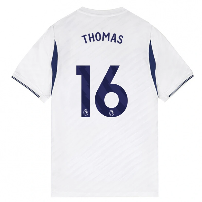 Danxen Kinder Cameron Thomas #16 Weiß Rot Violett Heimtrikot Trikot 2026/27 T-Shirt Schweiz