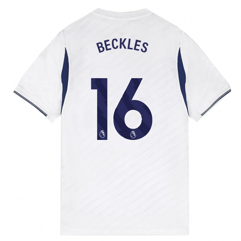Danxen Kinder Zion Beckles #16 Weiß Rot Violett Heimtrikot Trikot 2026/27 T-Shirt Schweiz