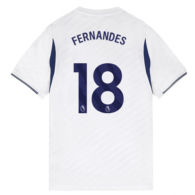 Danxen Kinder Mateus Fernandes #18 Weiß Rot Violett Heimtrikot Trikot 2026/27 T-Shirt Schweiz
