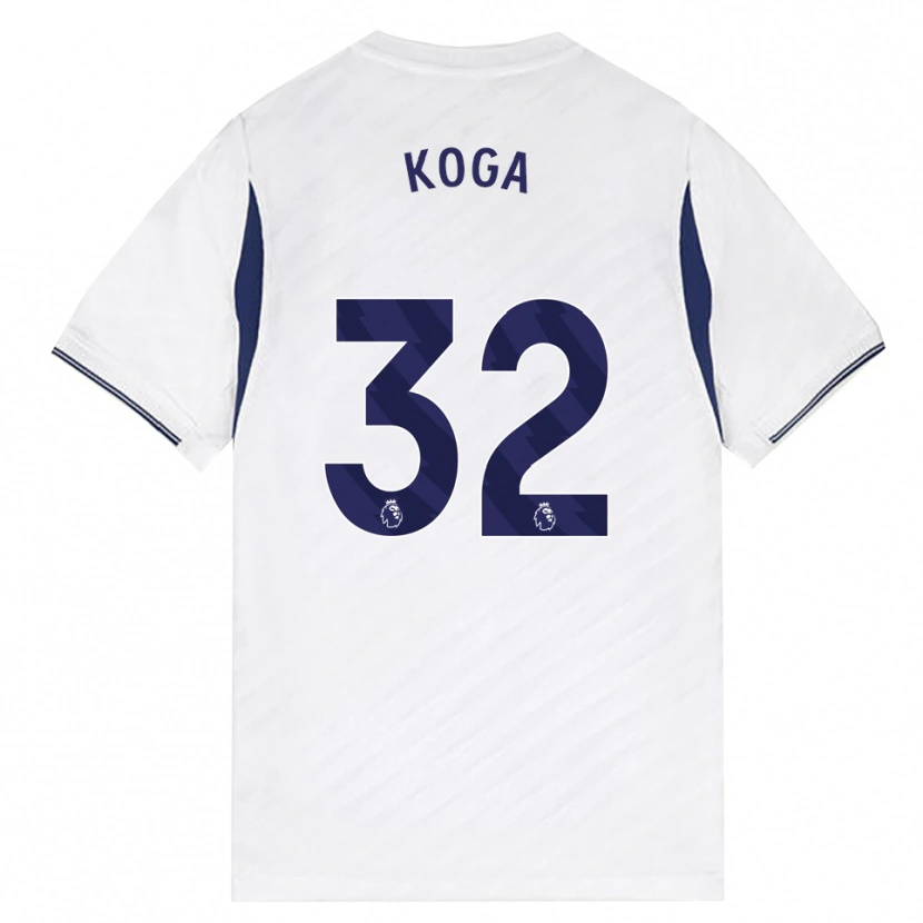 Danxen Kinder Tōko Koga #32 Weiß Rot Violett Heimtrikot Trikot 2026/27 T-Shirt Schweiz