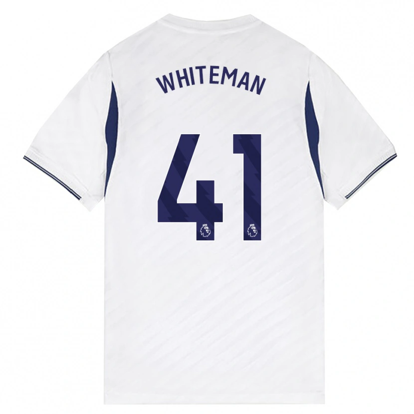 Danxen Kinder Alfie Whiteman #41 Weiß Rot Violett Heimtrikot Trikot 2026/27 T-Shirt Schweiz