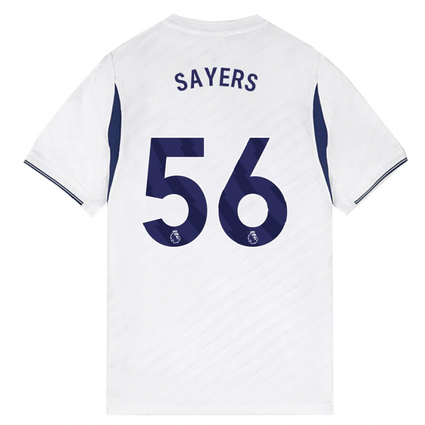 Danxen Kinder Charlie Sayers #56 Weiß Rot Violett Heimtrikot Trikot 2026/27 T-Shirt Schweiz