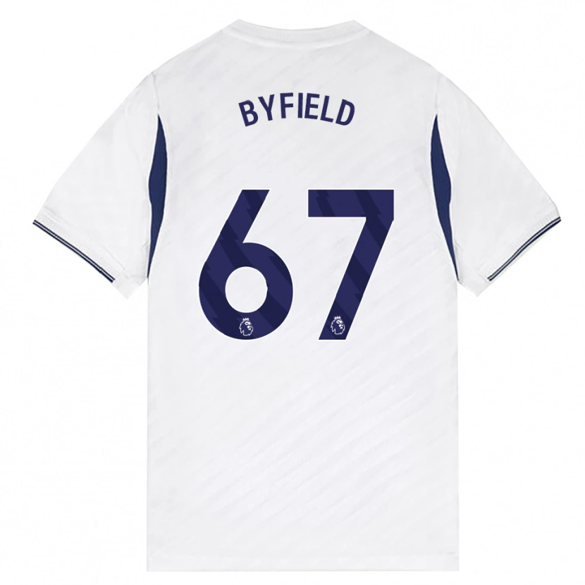 Danxen Kinder Jun'ai Byfield #67 Weiß Rot Violett Heimtrikot Trikot 2026/27 T-Shirt Schweiz