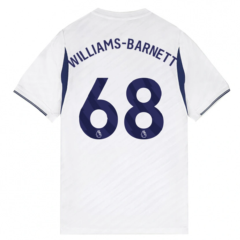 Danxen Kinder Luca Williams-Barnett #68 Weiß Rot Violett Heimtrikot Trikot 2026/27 T-Shirt Schweiz