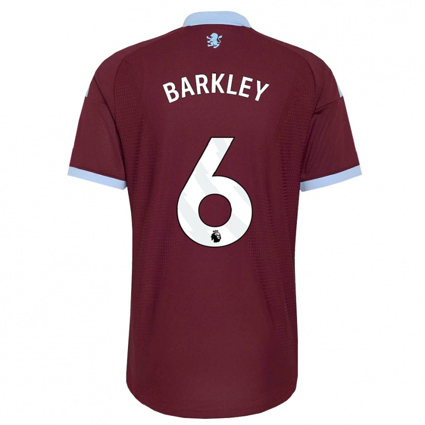Danxen Kinder Ross Barkley #6 Kornblumenblau Burgund Heimtrikot Trikot 2026/27 T-Shirt Schweiz