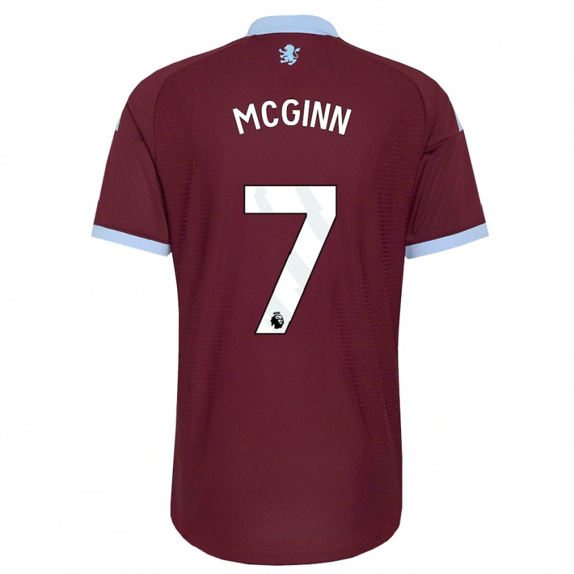 Danxen Kinder John Mcginn #7 Kornblumenblau Burgund Heimtrikot Trikot 2026/27 T-Shirt Schweiz
