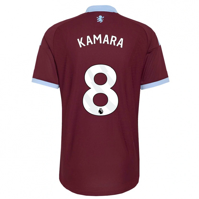 Danxen Kinder Boubacar Kamara #8 Kornblumenblau Burgund Heimtrikot Trikot 2026/27 T-Shirt Schweiz