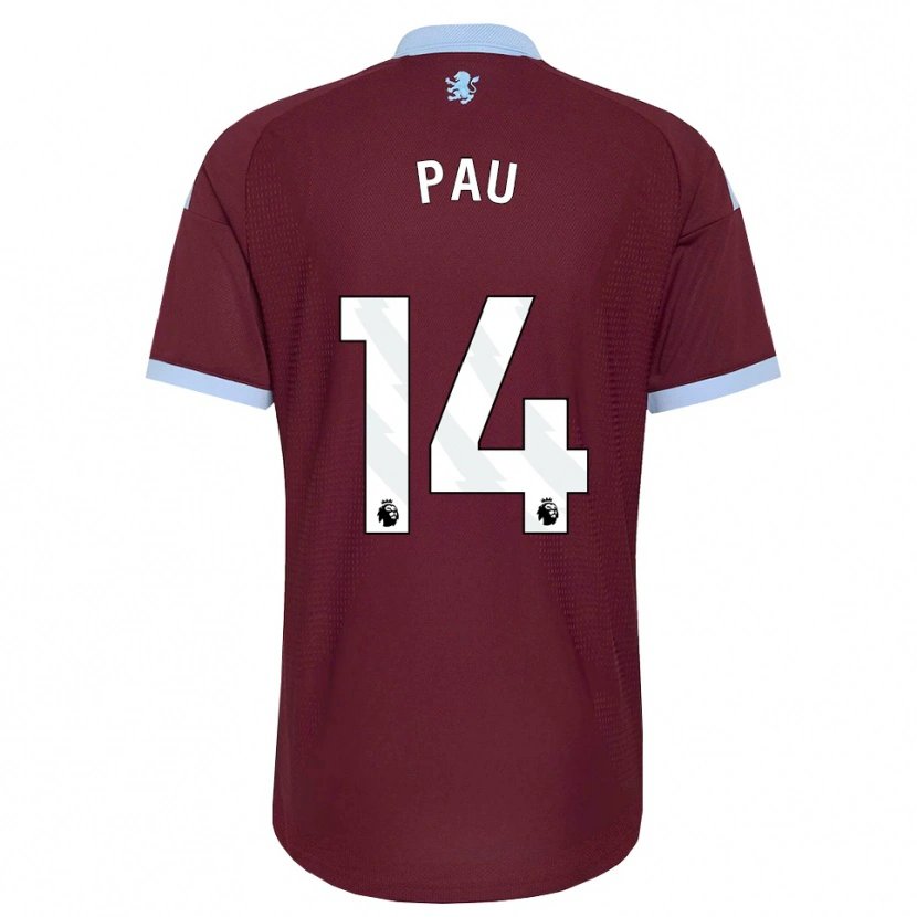 Danxen Kinder Pau Torres #14 Kornblumenblau Burgund Heimtrikot Trikot 2026/27 T-Shirt Schweiz