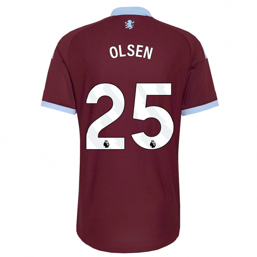Danxen Kinder Robin Olsen #25 Kornblumenblau Burgund Heimtrikot Trikot 2026/27 T-Shirt Schweiz