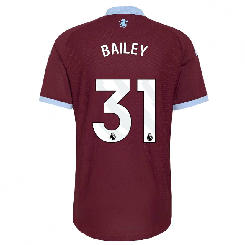 Danxen Kinder Leon Bailey #31 Kornblumenblau Burgund Heimtrikot Trikot 2026/27 T-Shirt Schweiz
