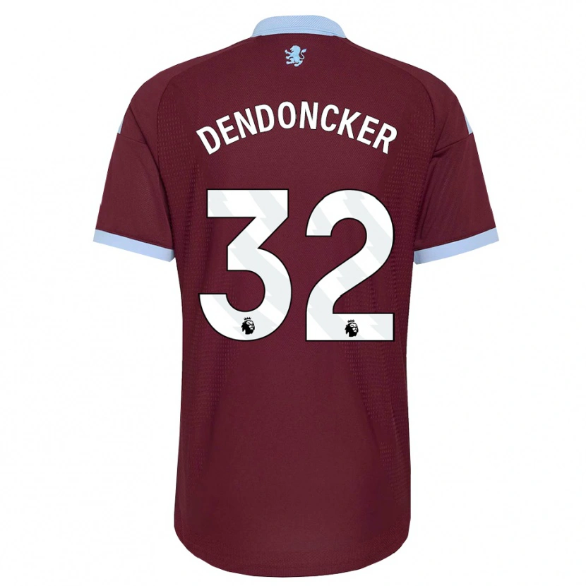 Danxen Kinder Leander Dendoncker #32 Kornblumenblau Burgund Heimtrikot Trikot 2026/27 T-Shirt Schweiz