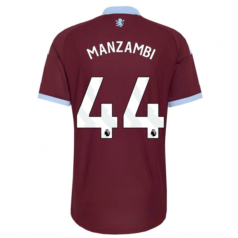 Danxen Kinder Johan Manzambi #44 Kornblumenblau Burgund Heimtrikot Trikot 2026/27 T-Shirt Schweiz
