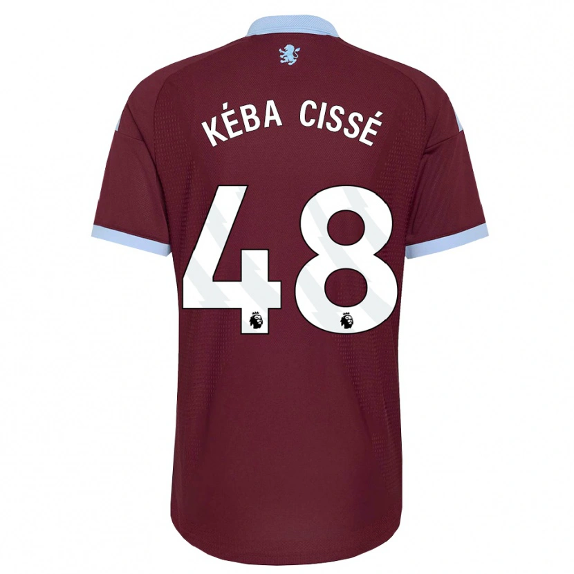 Danxen Kinder Modou Kéba Cissé #48 Kornblumenblau Burgund Heimtrikot Trikot 2026/27 T-Shirt Schweiz