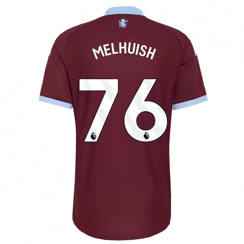 Danxen Kinder Lennon Melhuish #76 Kornblumenblau Burgund Heimtrikot Trikot 2026/27 T-Shirt Schweiz