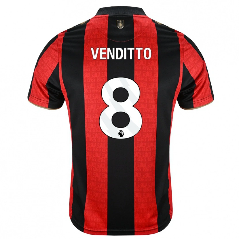 Danxen Kinder Olivia Venditto #8 Goldgelb Rot Schwarz Heimtrikot Trikot 2026/27 T-Shirt Schweiz