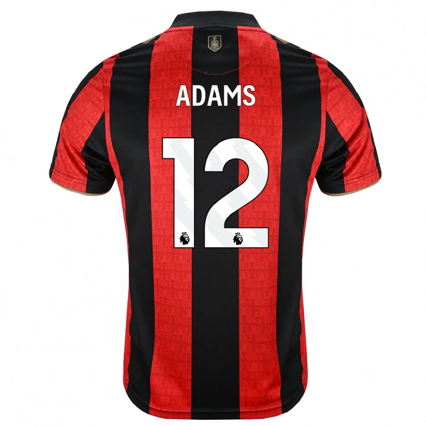 Danxen Kinder Tyler Adams #12 Goldgelb Rot Schwarz Heimtrikot Trikot 2026/27 T-Shirt Schweiz