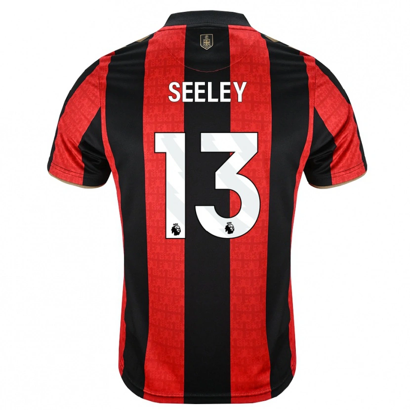 Danxen Kinder Will Seeley #13 Goldgelb Rot Schwarz Heimtrikot Trikot 2026/27 T-Shirt Schweiz