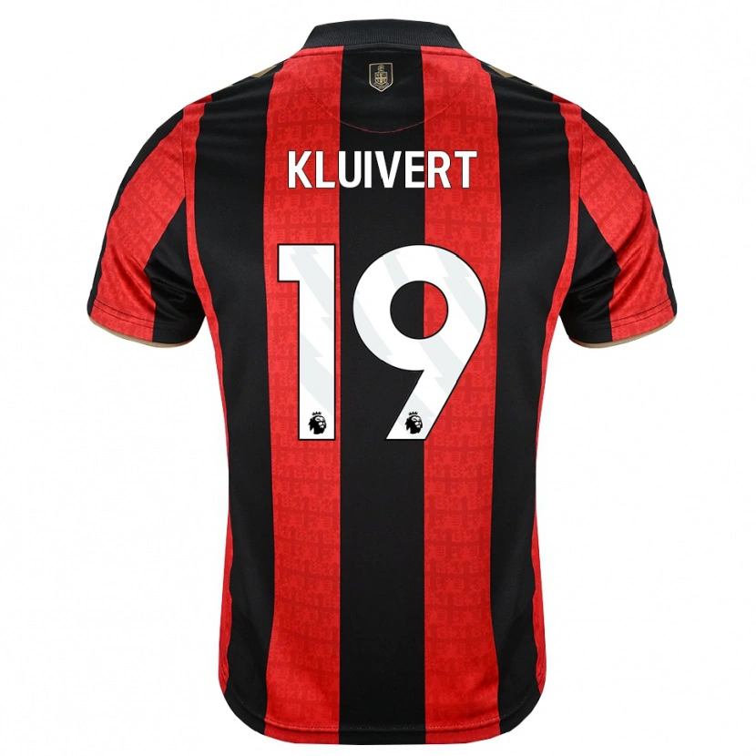Danxen Kinder Justin Kluivert #19 Goldgelb Rot Schwarz Heimtrikot Trikot 2026/27 T-Shirt Schweiz