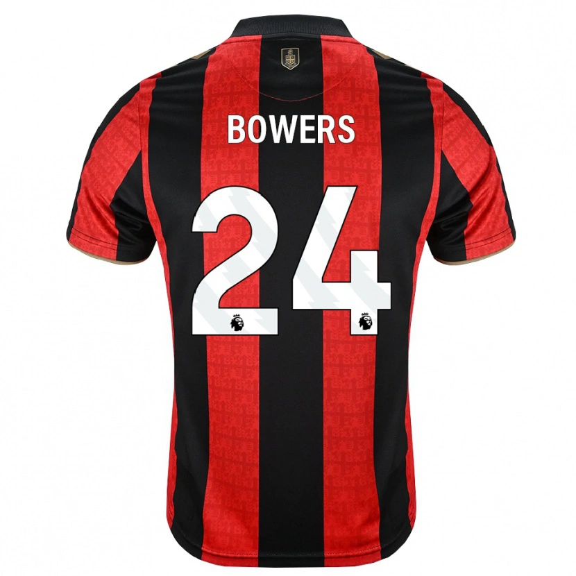 Danxen Kinder Kelci Bowers #24 Goldgelb Rot Schwarz Heimtrikot Trikot 2026/27 T-Shirt Schweiz