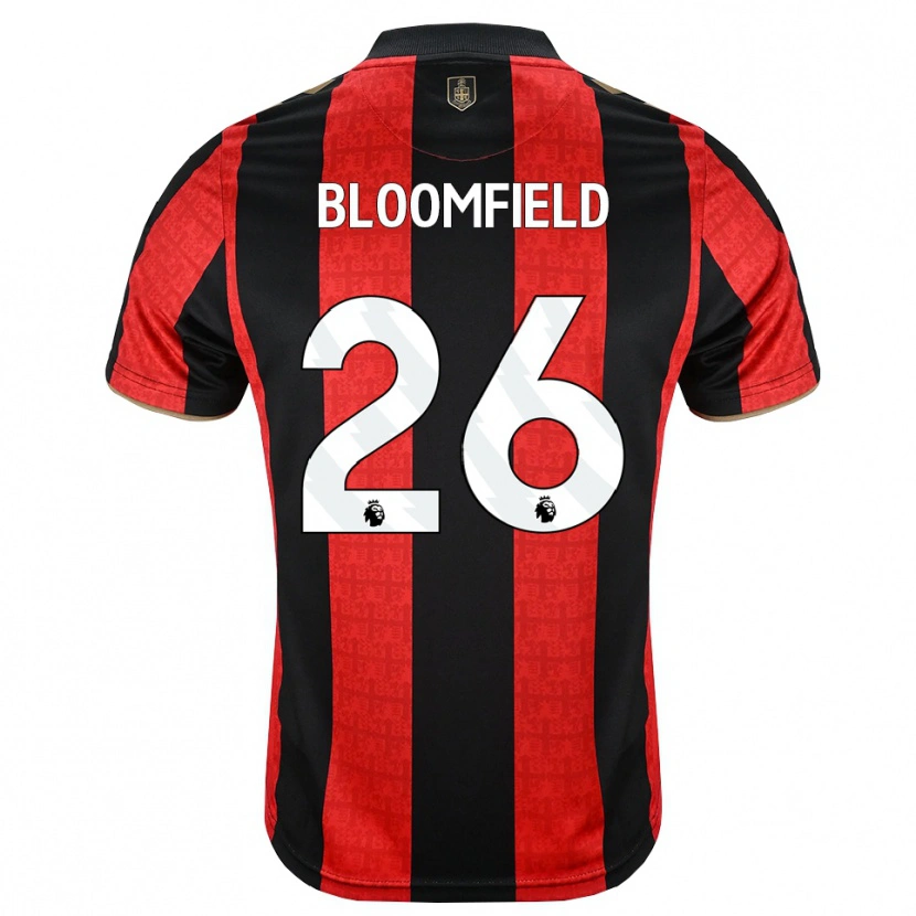 Danxen Kinder Erin Bloomfield #26 Goldgelb Rot Schwarz Heimtrikot Trikot 2026/27 T-Shirt Schweiz