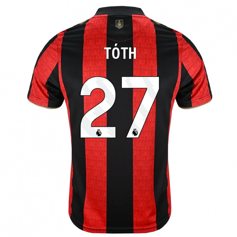 Danxen Kinder Alex Tóth #27 Goldgelb Rot Schwarz Heimtrikot Trikot 2026/27 T-Shirt Schweiz