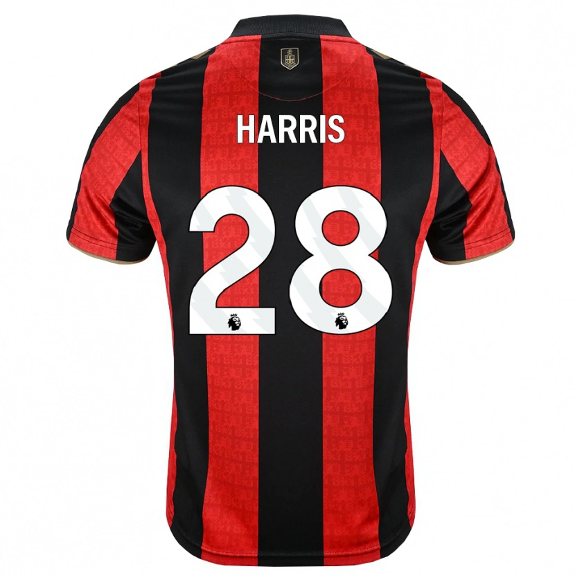 Danxen Kinder Charlotte Harris #28 Goldgelb Rot Schwarz Heimtrikot Trikot 2026/27 T-Shirt Schweiz