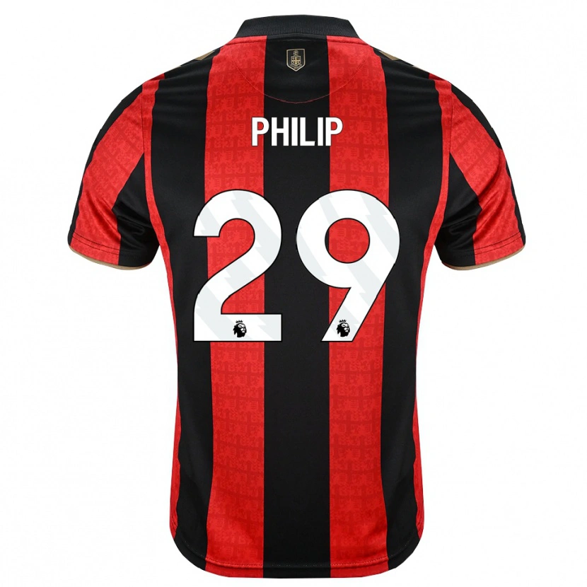 Danxen Kinder Philip Billing #29 Goldgelb Rot Schwarz Heimtrikot Trikot 2026/27 T-Shirt Schweiz