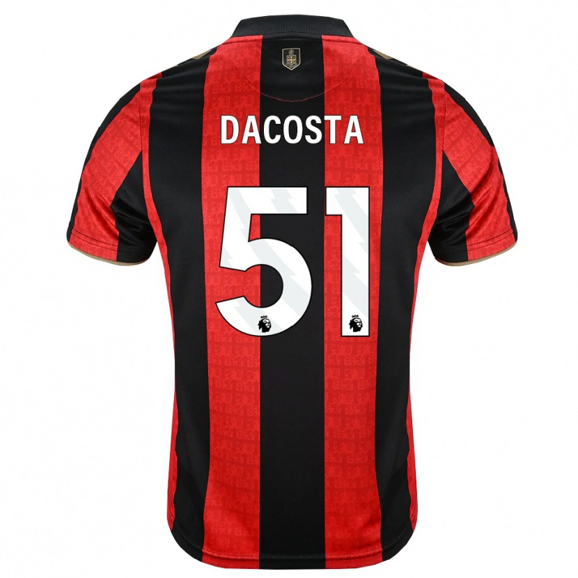 Danxen Kinder Malcom Dacosta González #51 Goldgelb Rot Schwarz Heimtrikot Trikot 2026/27 T-Shirt Schweiz