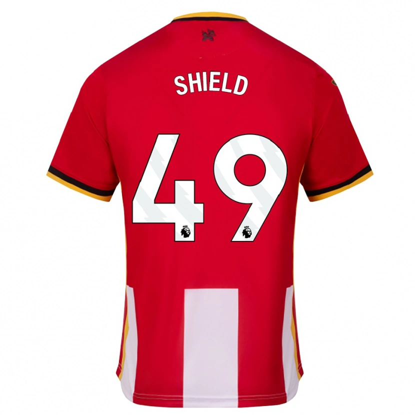 Danxen Kinder Ollie Shield #49 Gelb Schwarz Rot Heimtrikot Trikot 2026/27 T-Shirt Schweiz