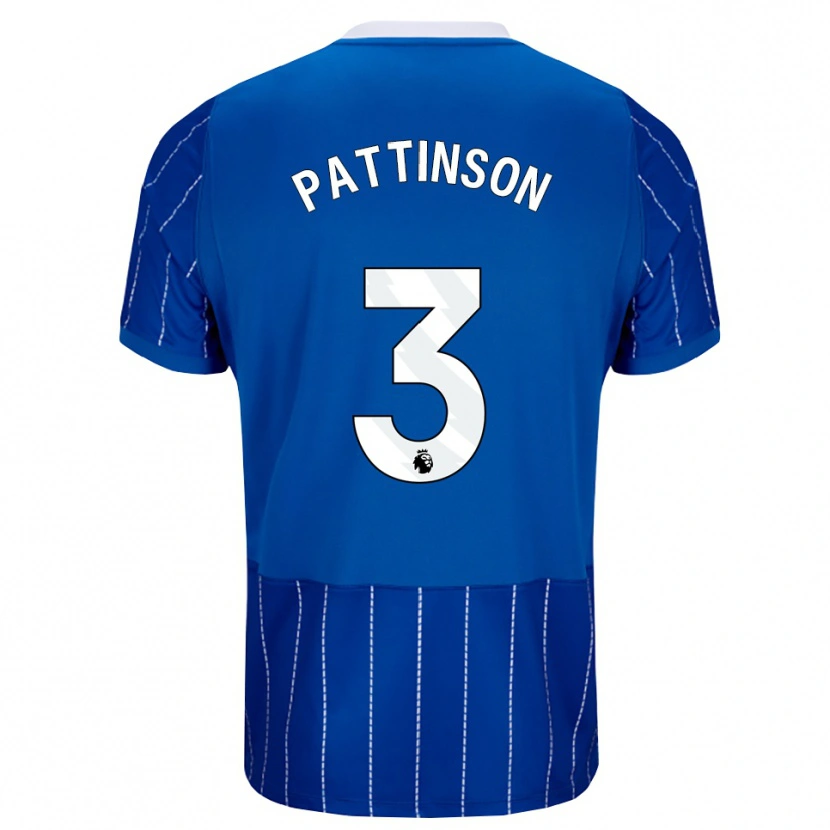 Danxen Kinder Poppy Pattinson #3 Mittelblau Weiß Heimtrikot Trikot 2026/27 T-Shirt Schweiz