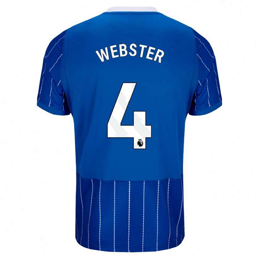 Danxen Kinder Adam Webster #4 Mittelblau Weiß Heimtrikot Trikot 2026/27 T-Shirt Schweiz