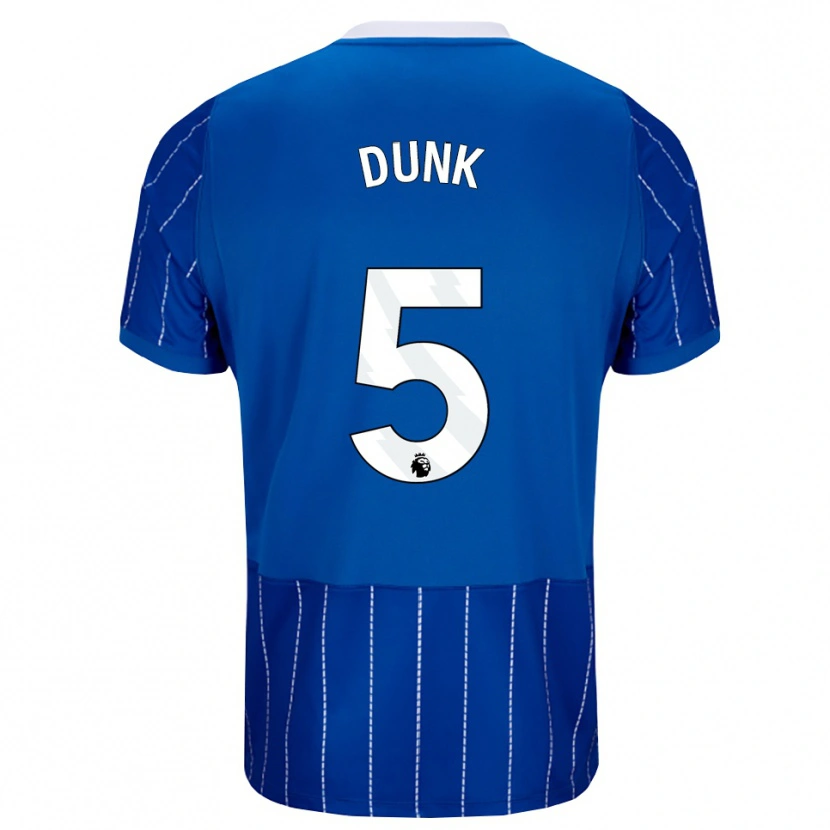 Danxen Kinder Lewis Dunk #5 Mittelblau Weiß Heimtrikot Trikot 2026/27 T-Shirt Schweiz