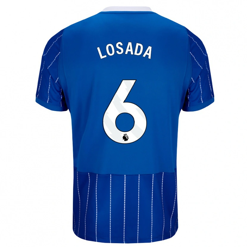 Danxen Kinder Vicky Losada #6 Mittelblau Weiß Heimtrikot Trikot 2026/27 T-Shirt Schweiz