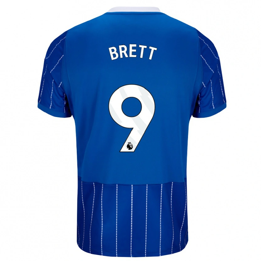 Danxen Kinder Adam Brett #9 Mittelblau Weiß Heimtrikot Trikot 2026/27 T-Shirt Schweiz