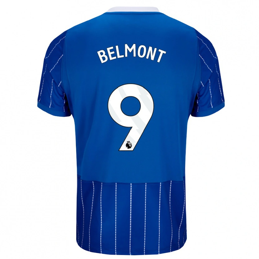 Danxen Kinder Joe Belmont #9 Mittelblau Weiß Heimtrikot Trikot 2026/27 T-Shirt Schweiz